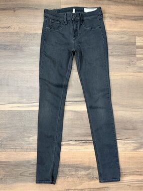 Rag & Bone Denim Legging Skinny Jean - Faded Black/Charcoal - Size 28